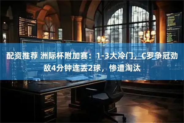 配资推荐 洲际杯附加赛：1-3大冷门，C罗争冠劲敌4分钟连丢2球，惨遭淘汰